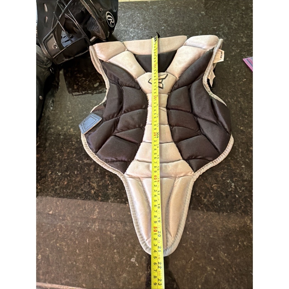 Easton Catchers Gear Baseball Youth Sz 12.75-13" Age 9-12 Rawlings Helmet Chest - Picture 9 of 16